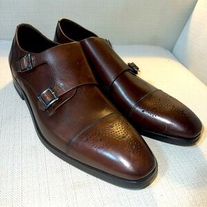 Nettleton Florence-N Double Monk Strap Cafe Size 11.5 NEW